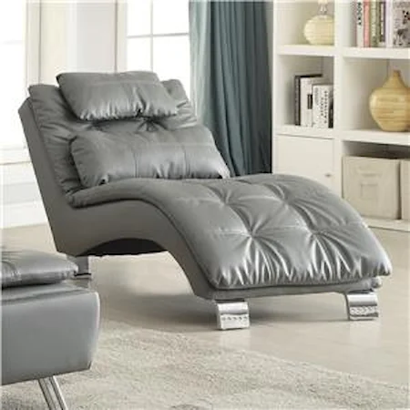 Casual Contemporary Living Room Chaise 